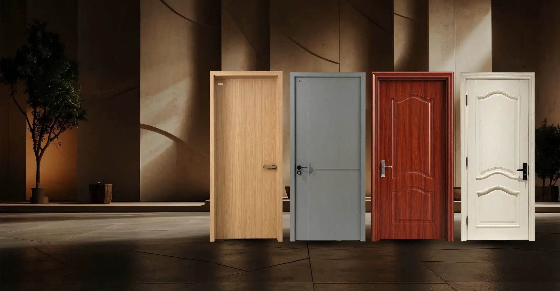 Fournisseur de portes en bois de Chine