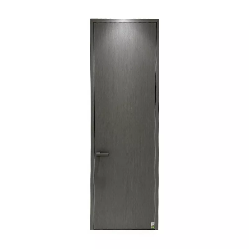 Portes en bois recouvertes d'aluminium