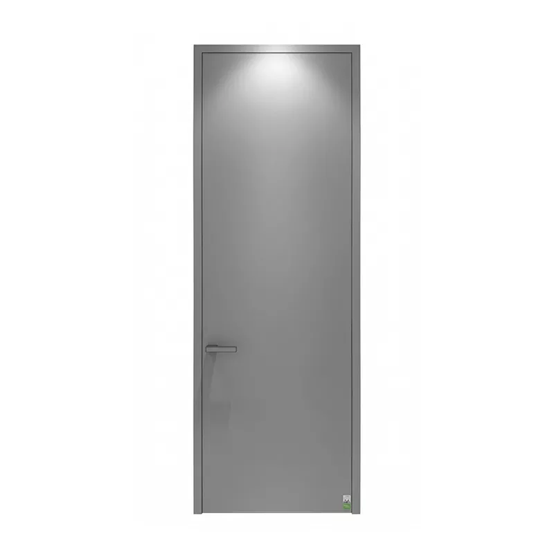 Portes en bois recouvertes d'aluminium