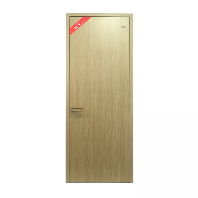 Portes en bois recouvertes d'aluminium
