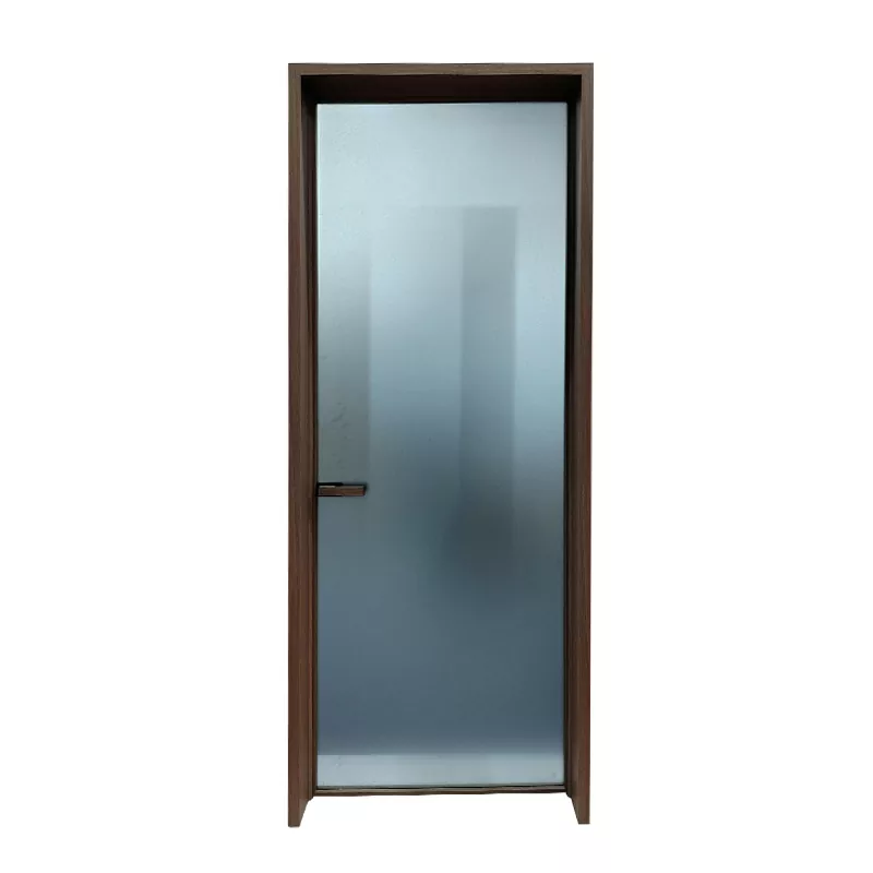 Portes en bois recouvertes d'aluminium