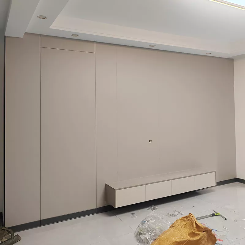 Panneau mural en particules de bois massif