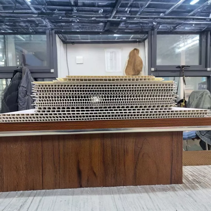 Panneau composite en plastique pierre